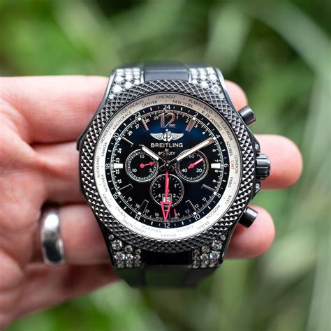 breitling for bentley 6.75 midnight carbon replica|breitling for bentley motors review.